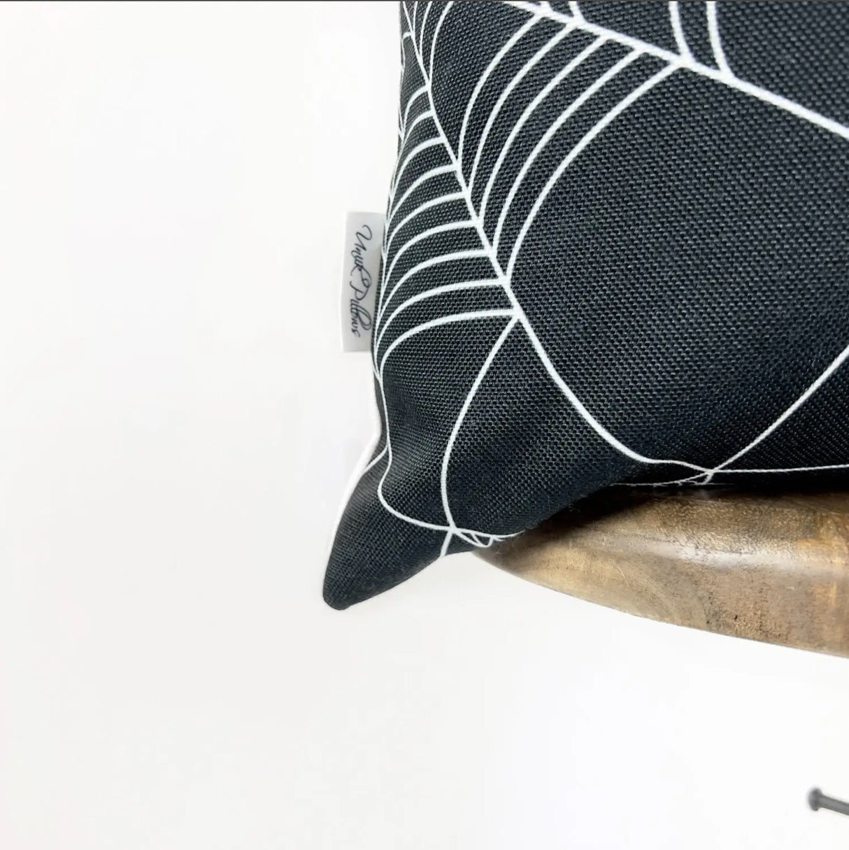 Spider Web Double-Sided Throw Pillow Cover 12" x 12"