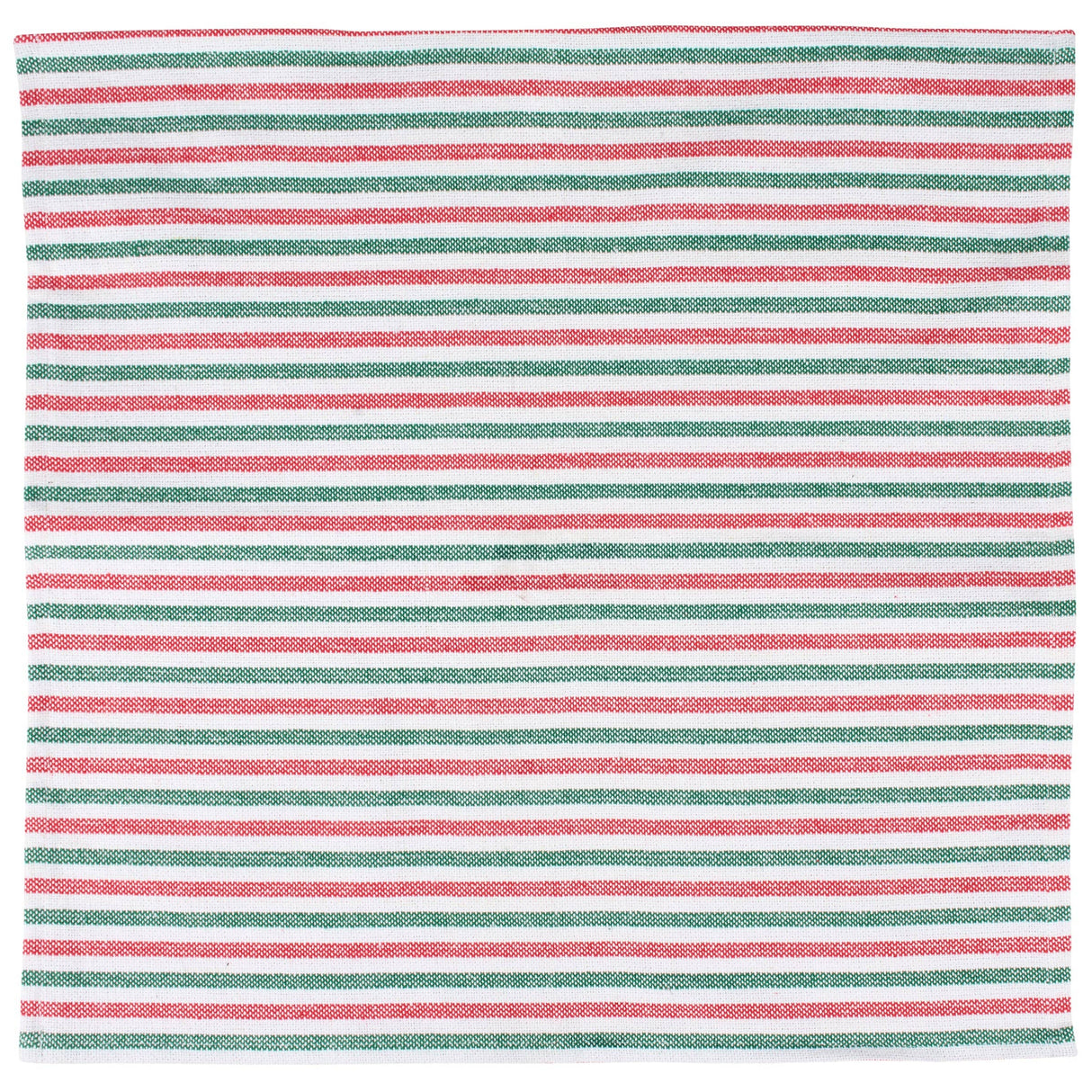 Christmas Stripe Cotton Napkin Set – 18" x 18" (Set of 4)