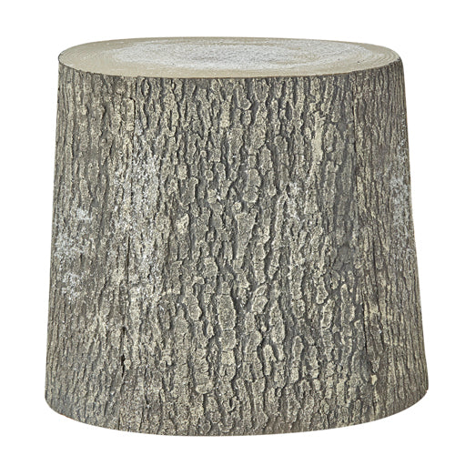 Frosted Log Riser – Lightweight Foam Winter Pedestal RAZ Imports Santa’s Stables