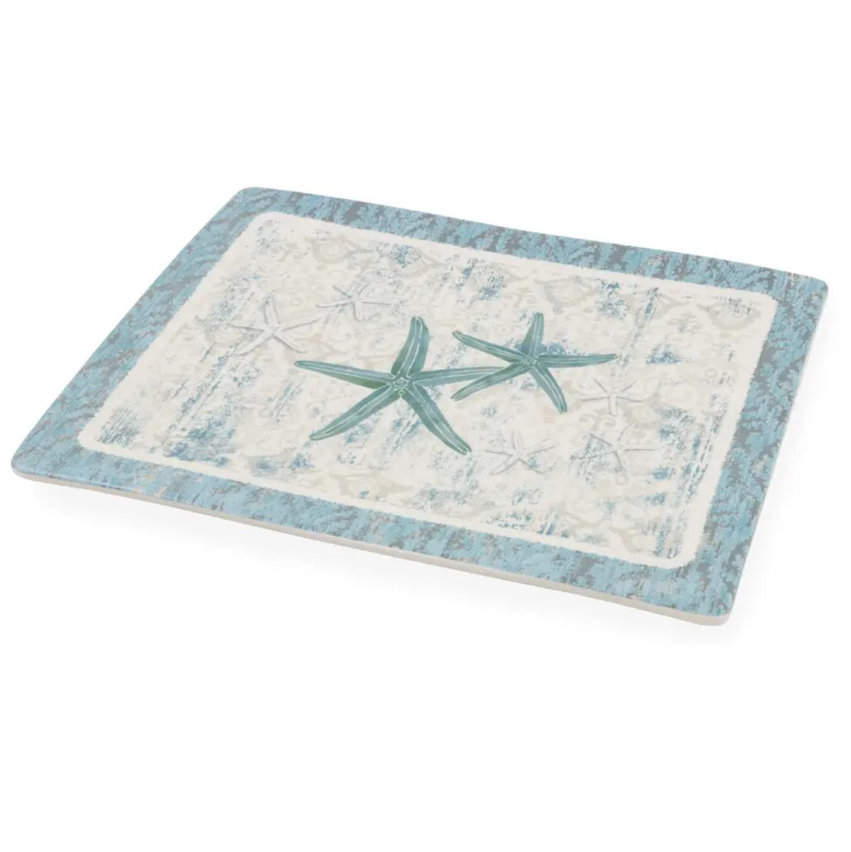 Laguna Shells Starfish Ceramic Platter – 10" x 8"