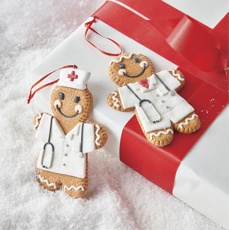 Doctor/Nurse Gingerbread Cookie Ornaments