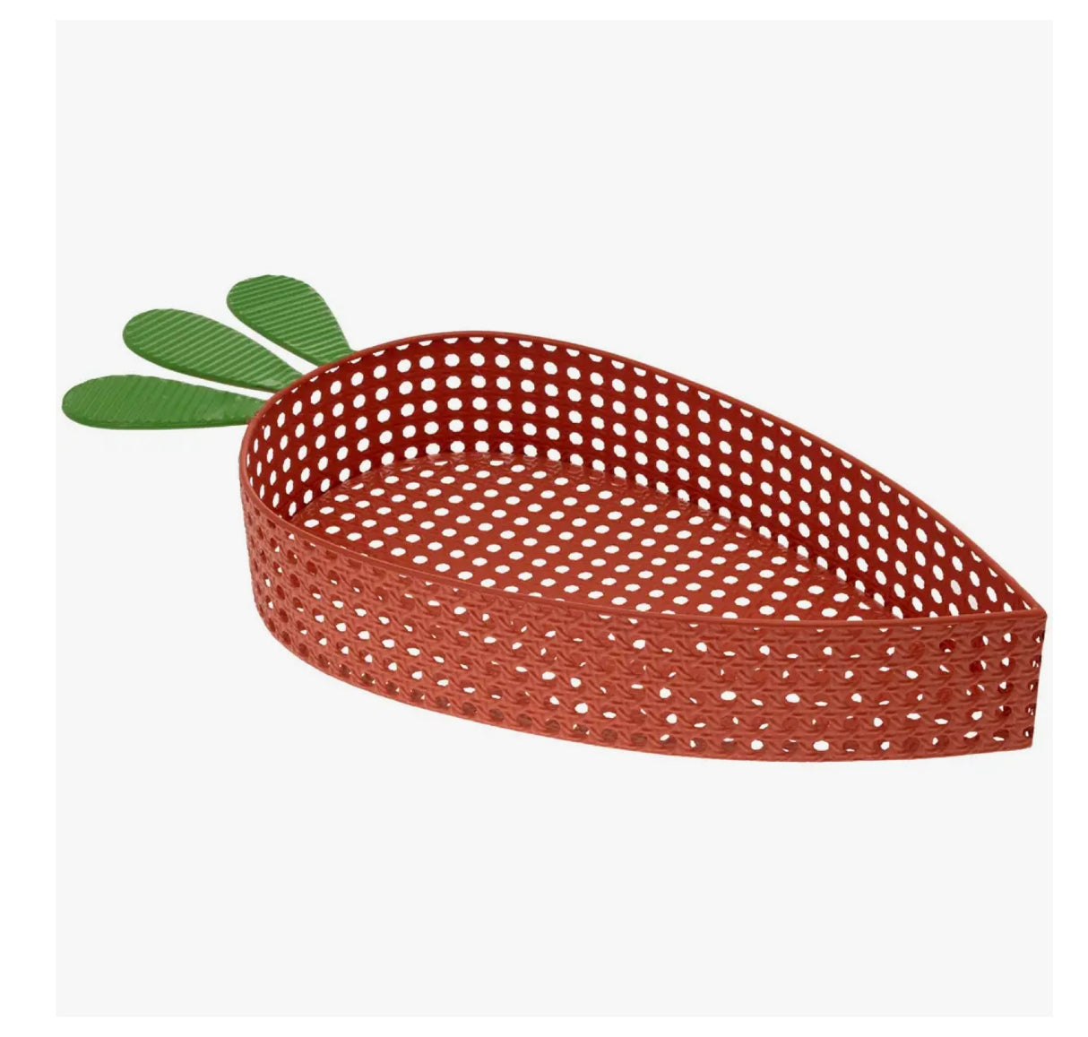Metal Carrot Basket Tray – 18" Long by Boston International