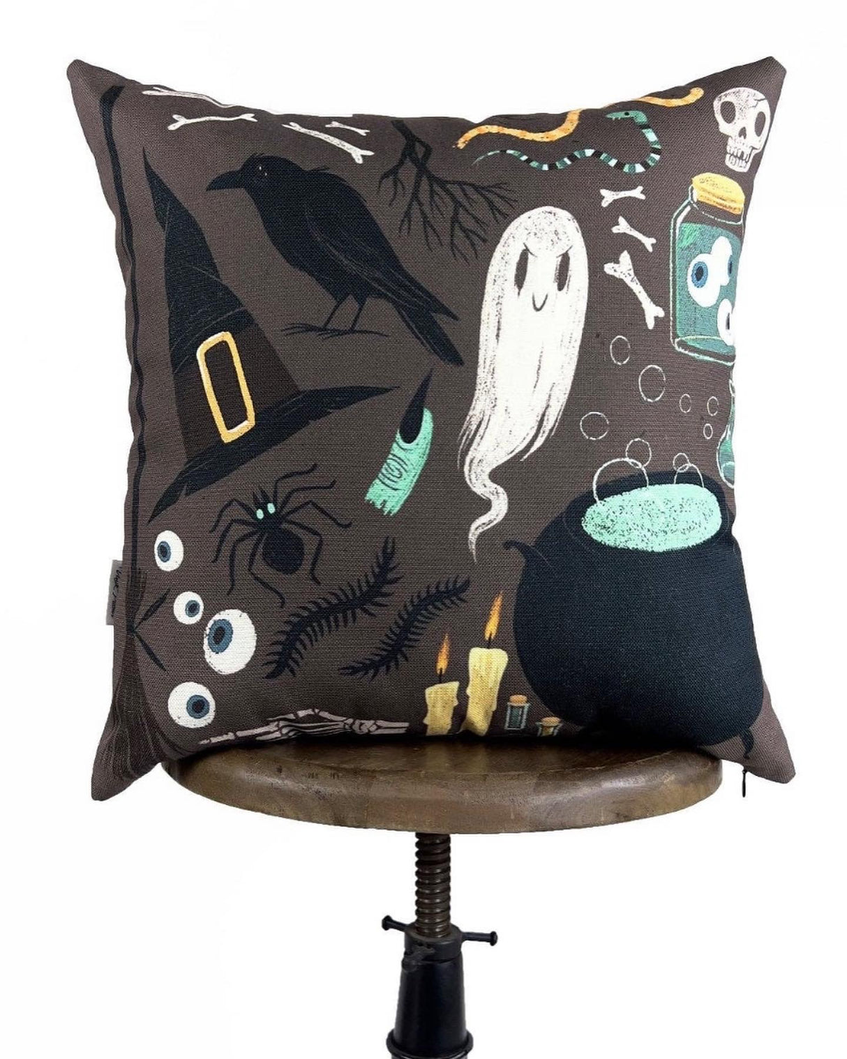 Witch’s Brew Halloween Throw Pillow Covers – Set of 2