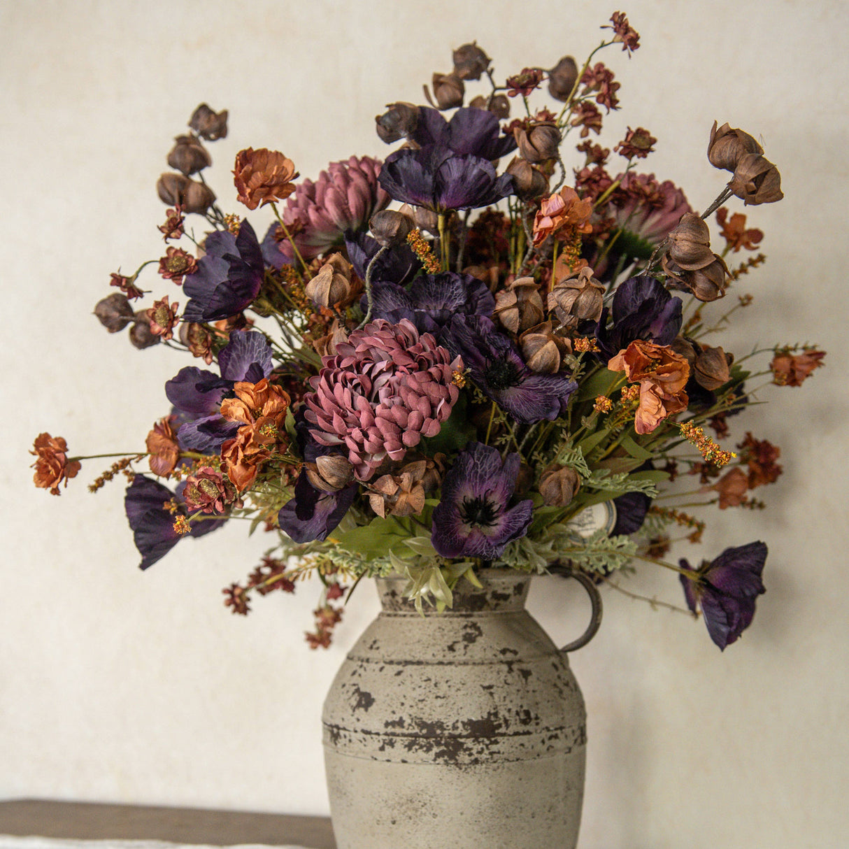 22″ Dark Purple Poppy Bush – Ragon House