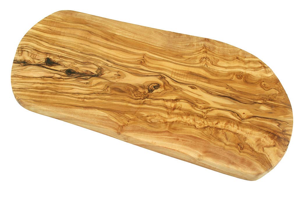 Natural Edge Olive Wood Cutting Board – Made in Germany by Olivenholz-Erleben