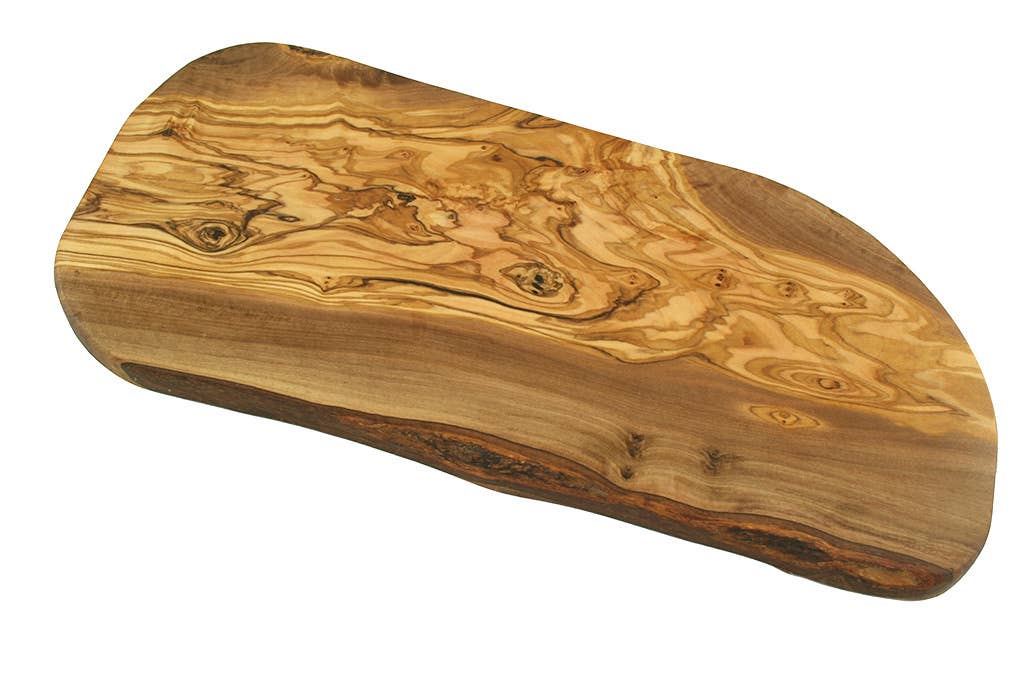 Natural Edge Olive Wood Cutting Board – Made in Germany by Olivenholz-Erleben