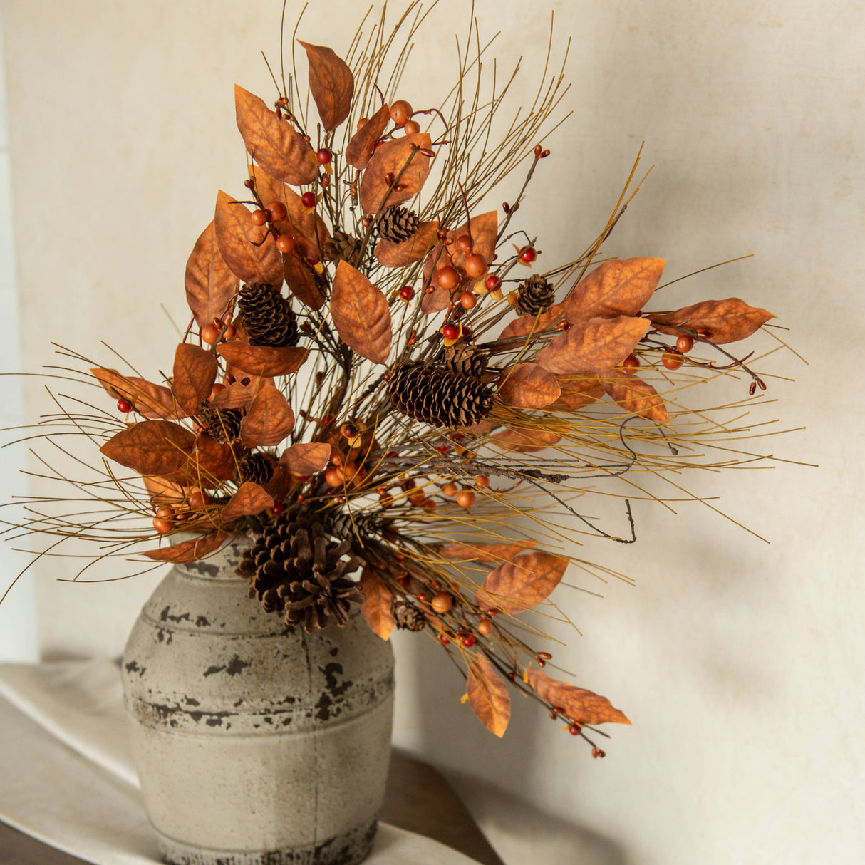 33.5" Orange Pine Spray – Ragon House