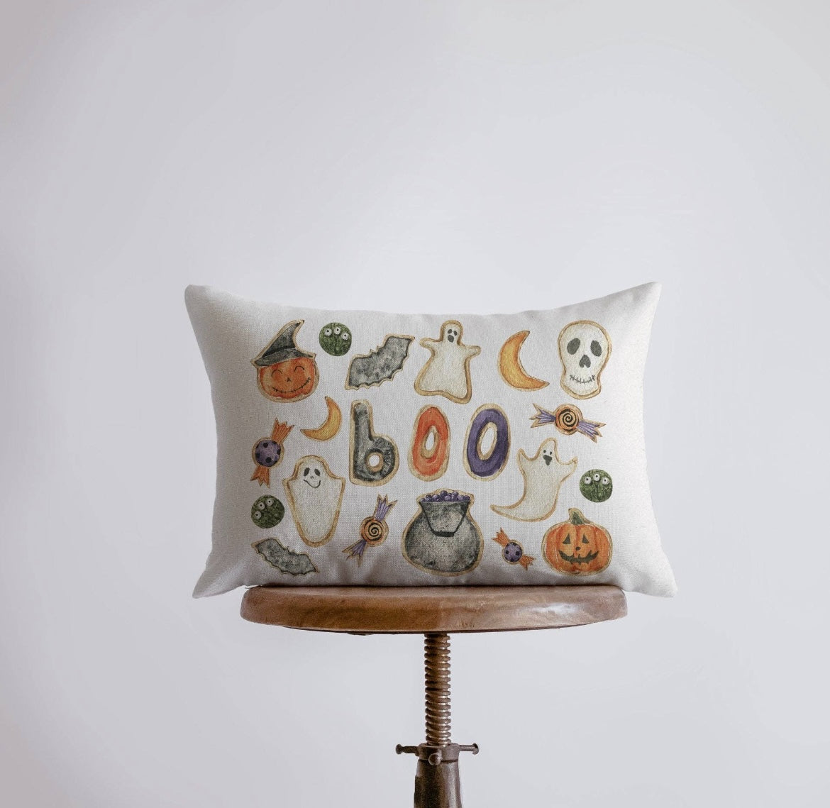 Halloween Cookie Pillow Cover – 18x12