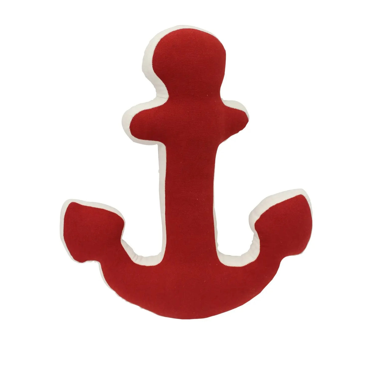 Red Anchor Coastal Throw Pillow – Nautical Summer Decor for Porch, Lakehouse, or Beach Retreat