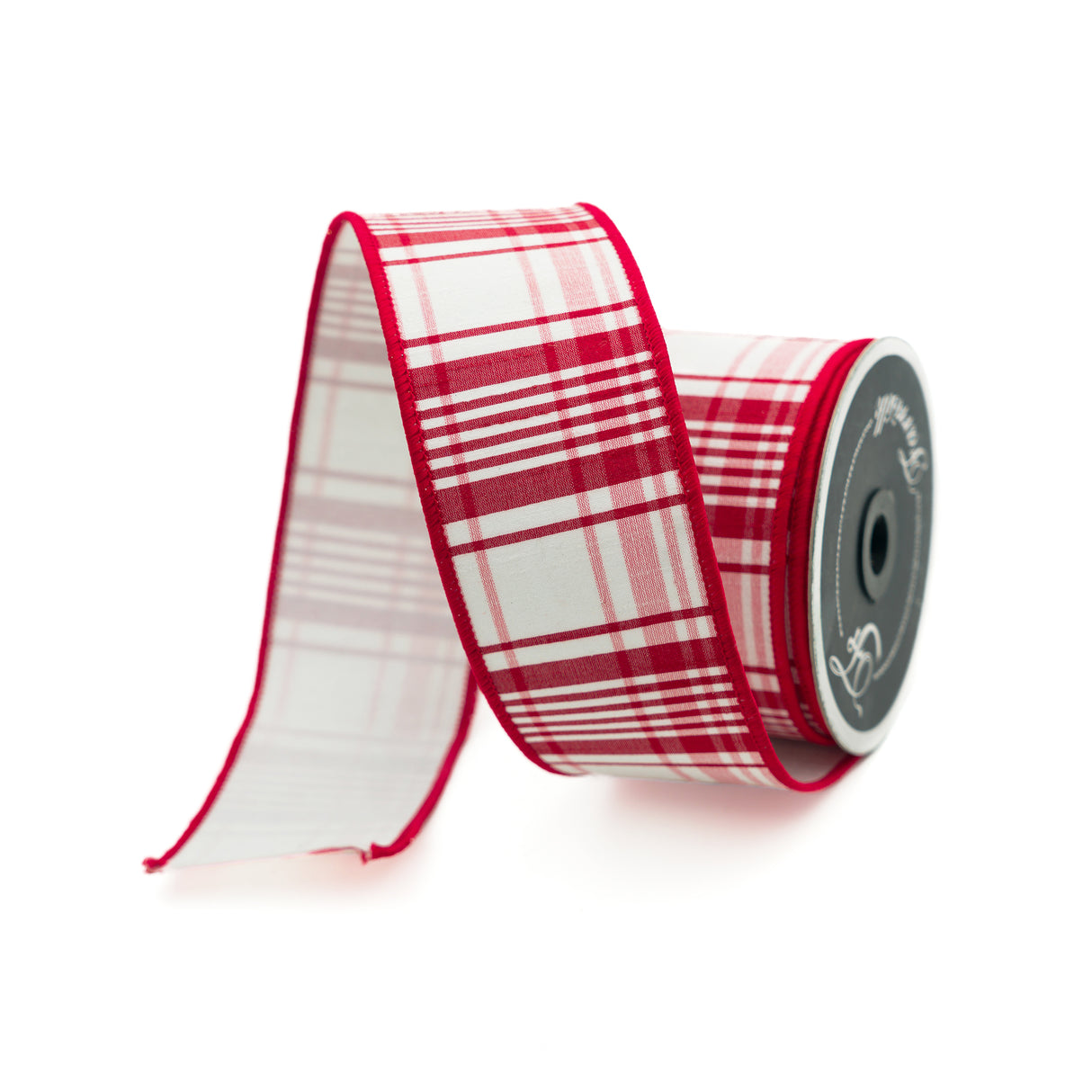 Julian Plaid Ribbon – 2.5" Wired Designer Trim by Farrisilk