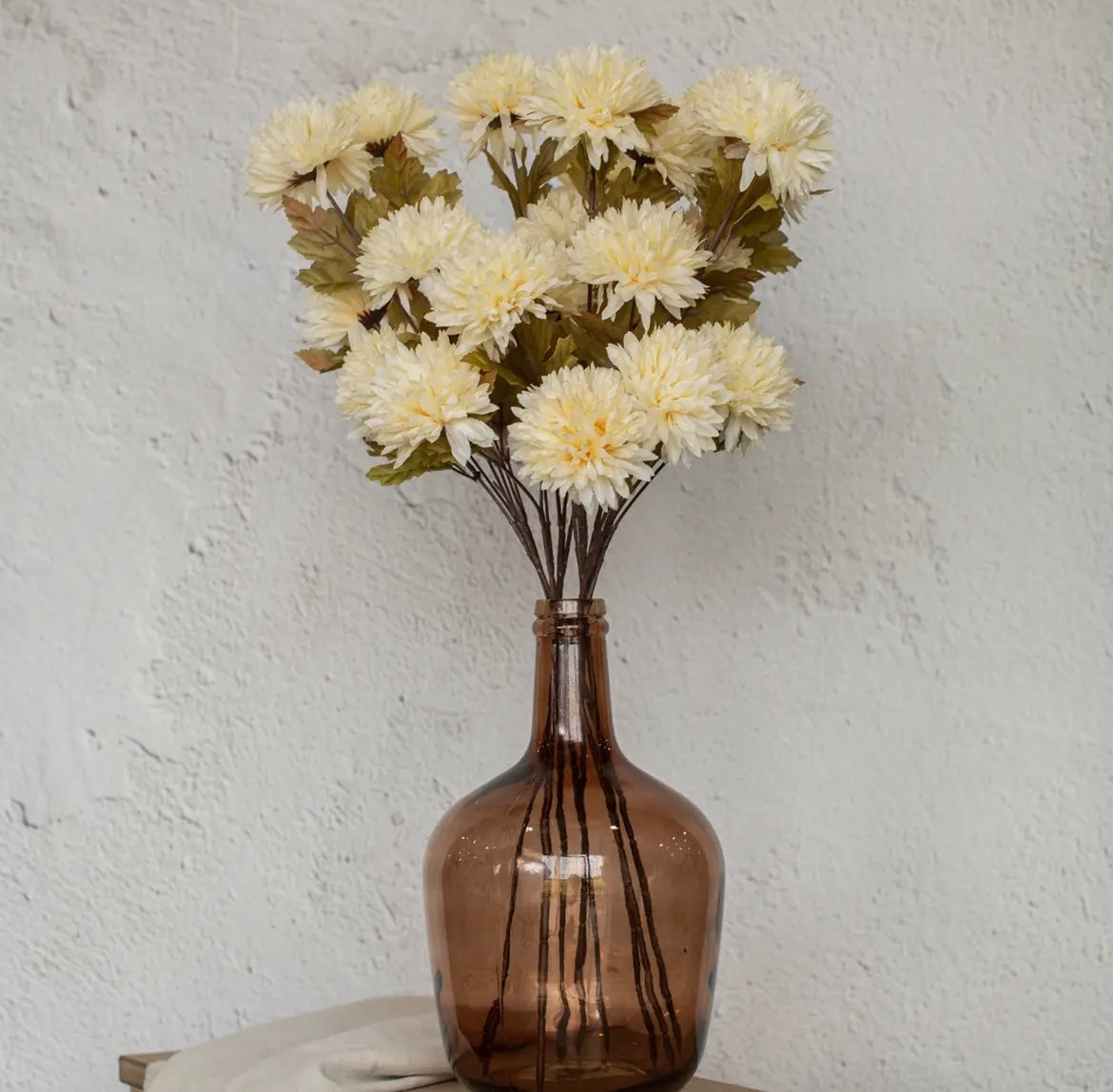 Cream Mum Spray – Ragon House 24.25" Tall