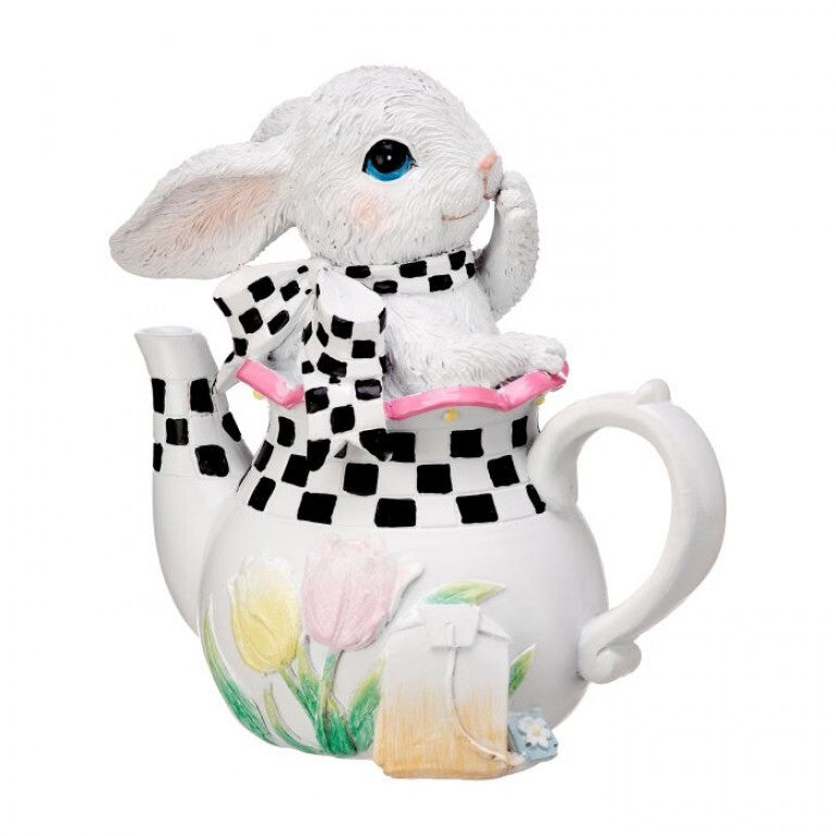 Brunch Bunny in Teapot Figurine