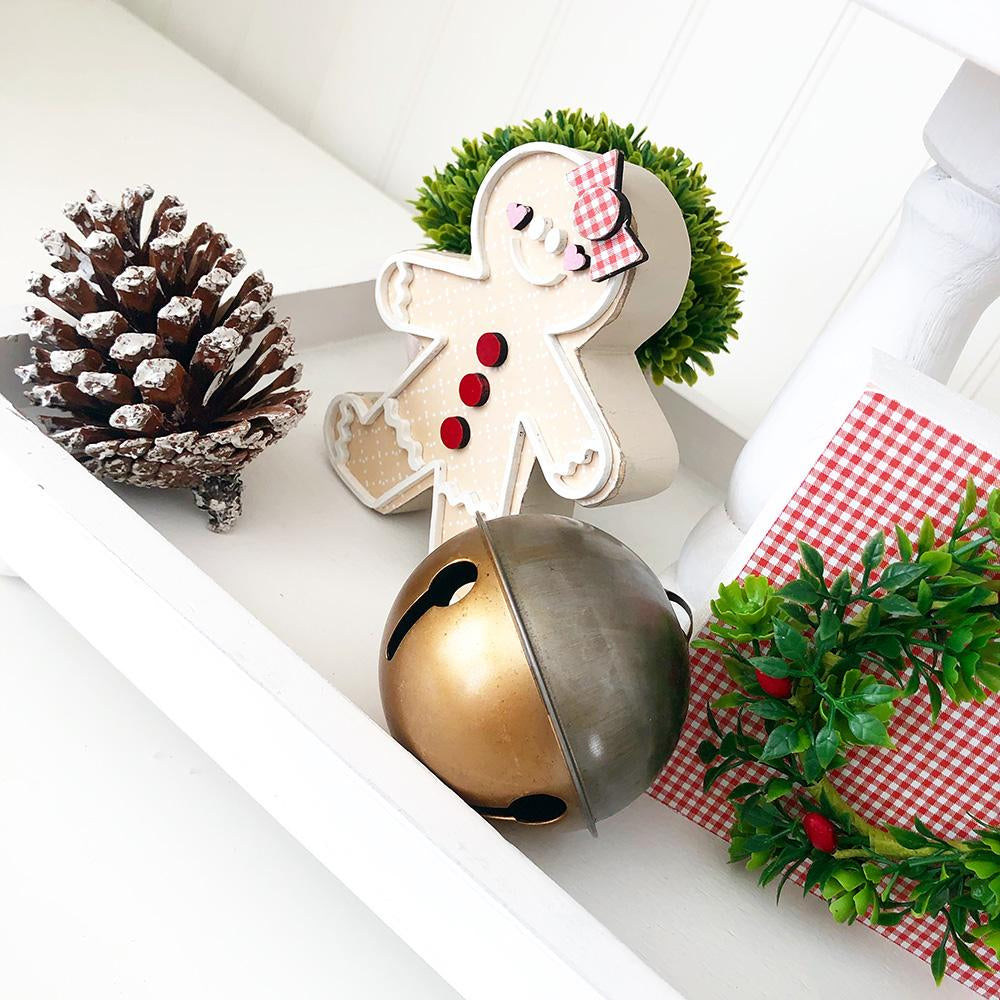 Frosted Pinecone Trio – Gift boxed Set of 3 | Winter Shelf Accents