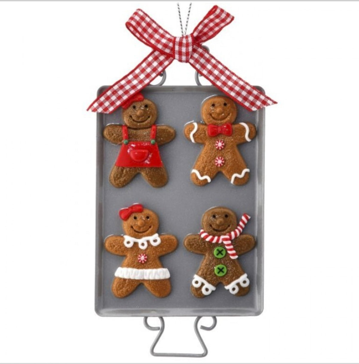 “Cookie Sheet Keepsake” – Clay Gingerbread Ornament