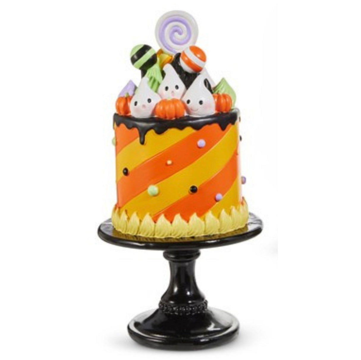 Spooky Cake Figurine – Jack O’ Lantern or Ghosts (12")