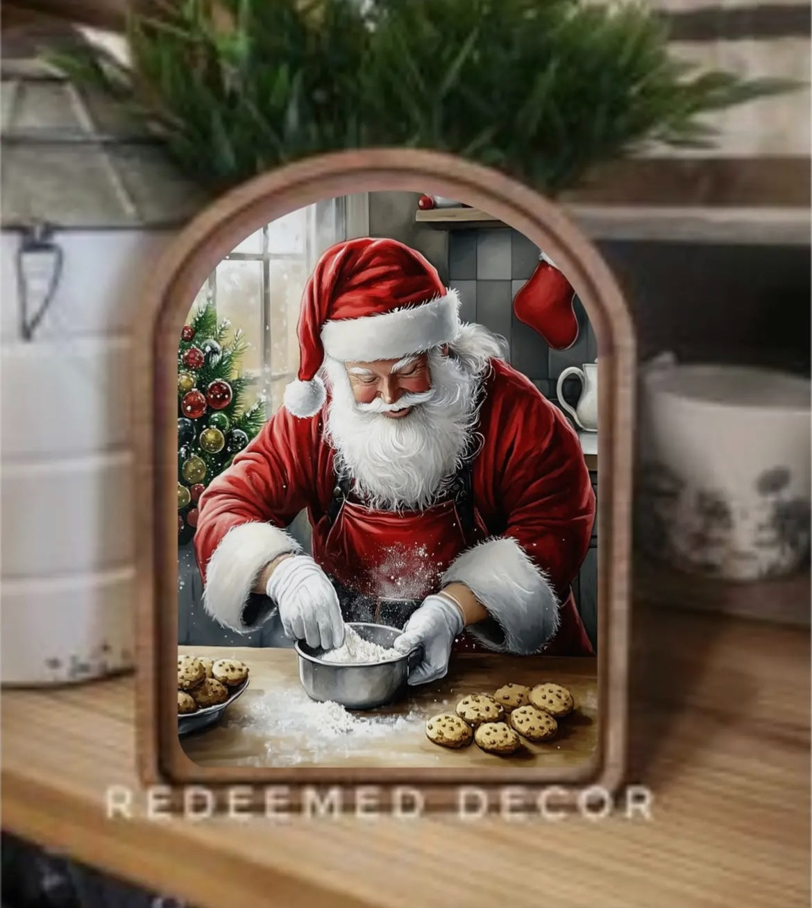 Cookies for Christmas: Santa’s Cozy Baking Scene