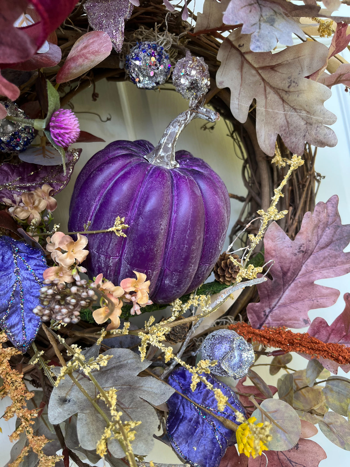 Elegant Fall in the Fairy Garden Wreath