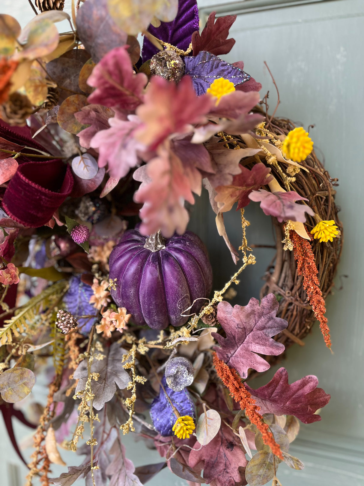 Elegant Fall in the Fairy Garden Wreath