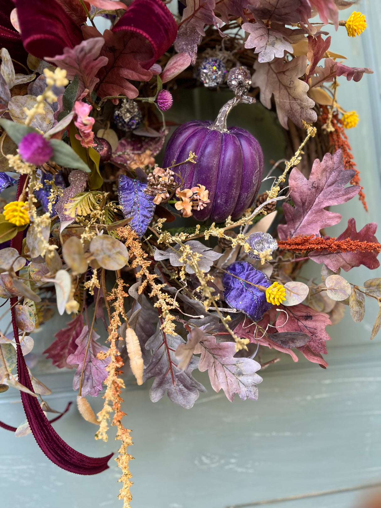 Elegant Fall in the Fairy Garden Wreath