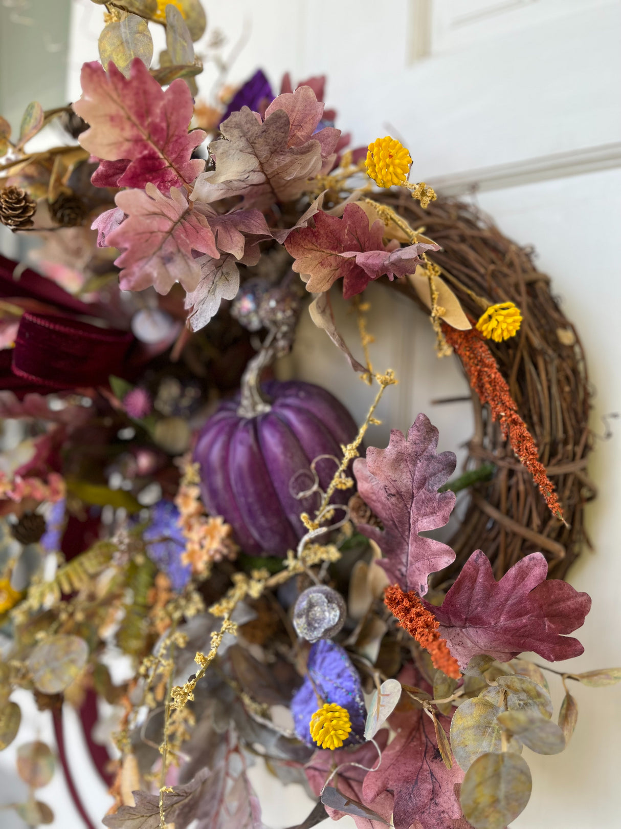 Elegant Fall in the Fairy Garden Wreath