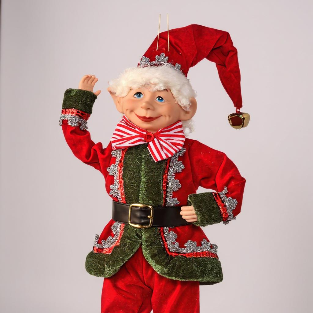17” Fabric Dreaming Bendable Elf