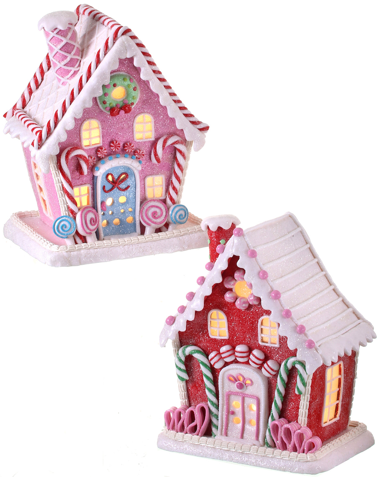Claydough Gingerbread Candy Cottage – Red or Pink