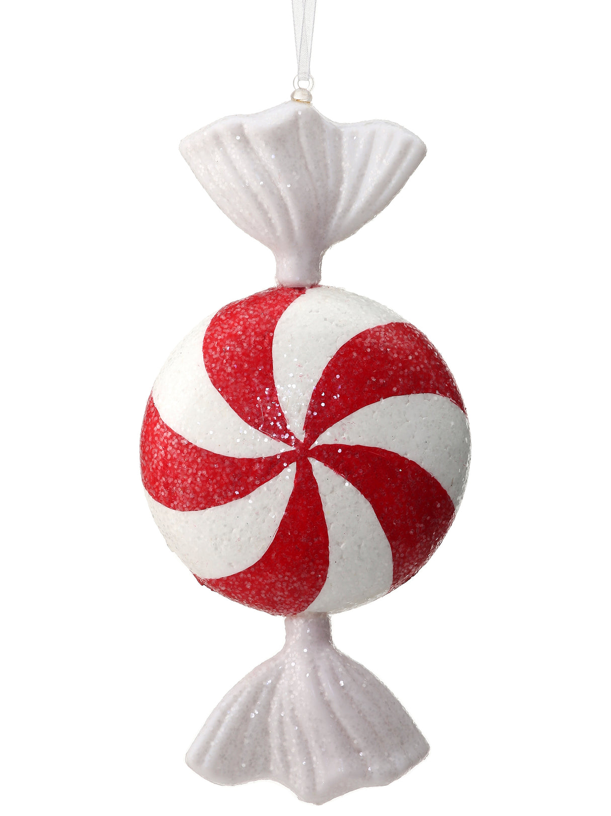 Oversized Wrapped Peppermint Candy Ornament – 8.5" Acrylic by Regency International