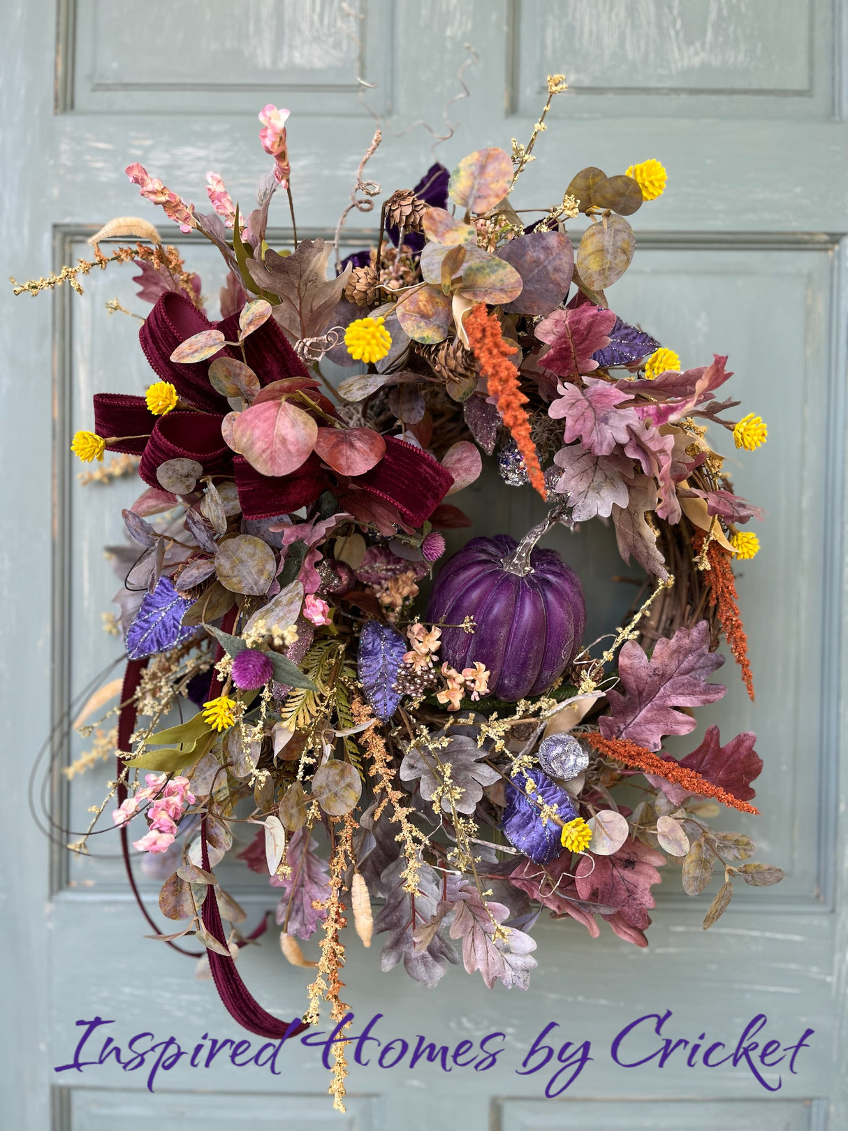 Elegant Fall in the Fairy Garden Wreath