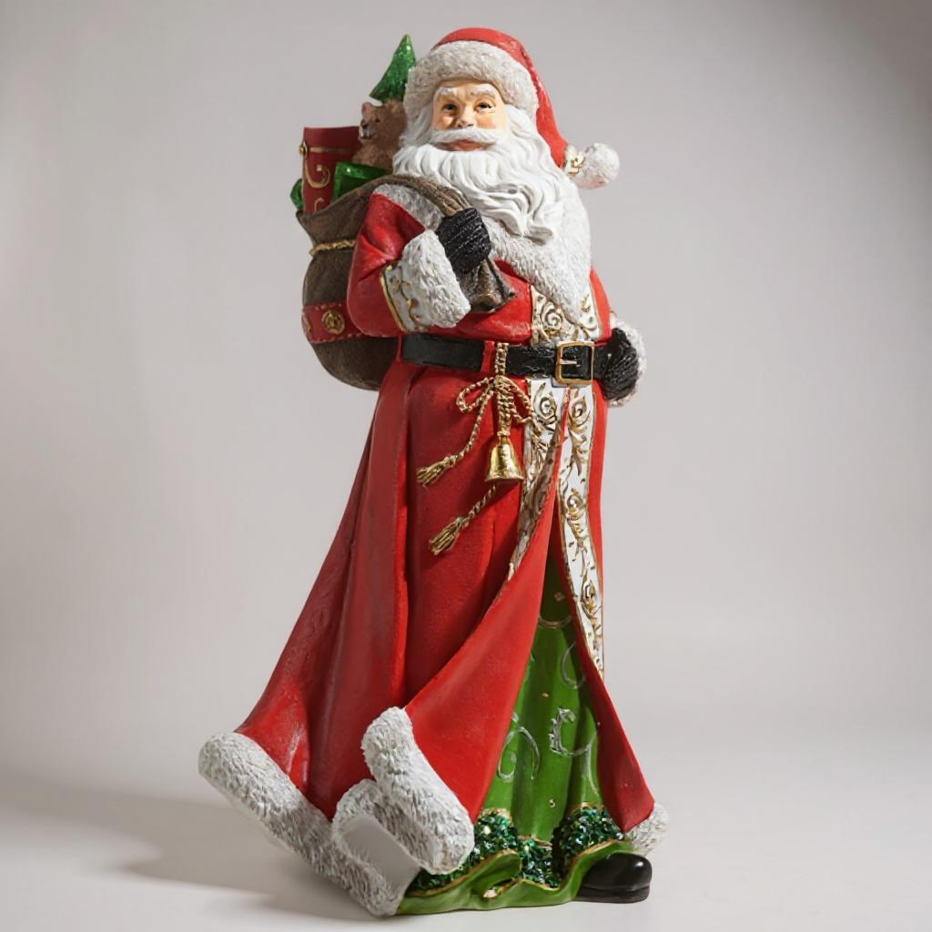 Christmas Traditions Santa Figurine