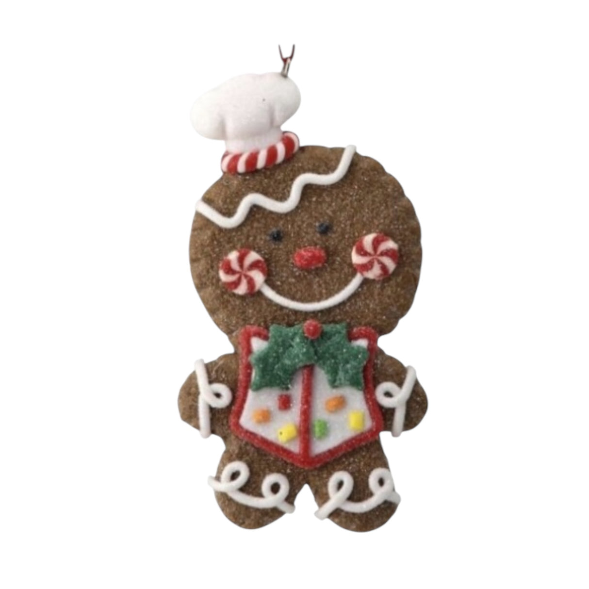 Gingerbread Boy Chef Ornaments