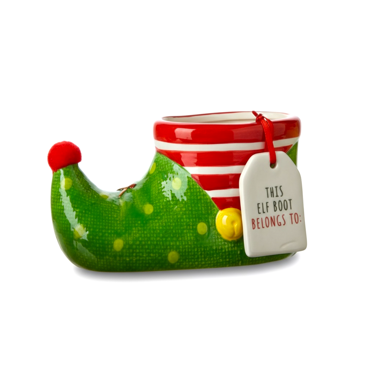 Whimsical Elf Boot Container