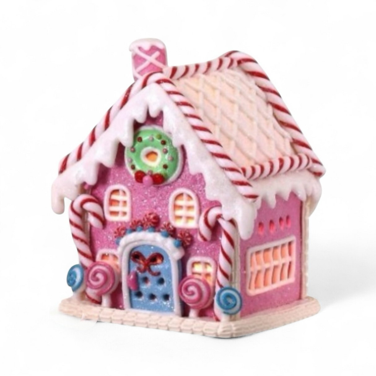 Claydough LED Candy House – Red or Pink