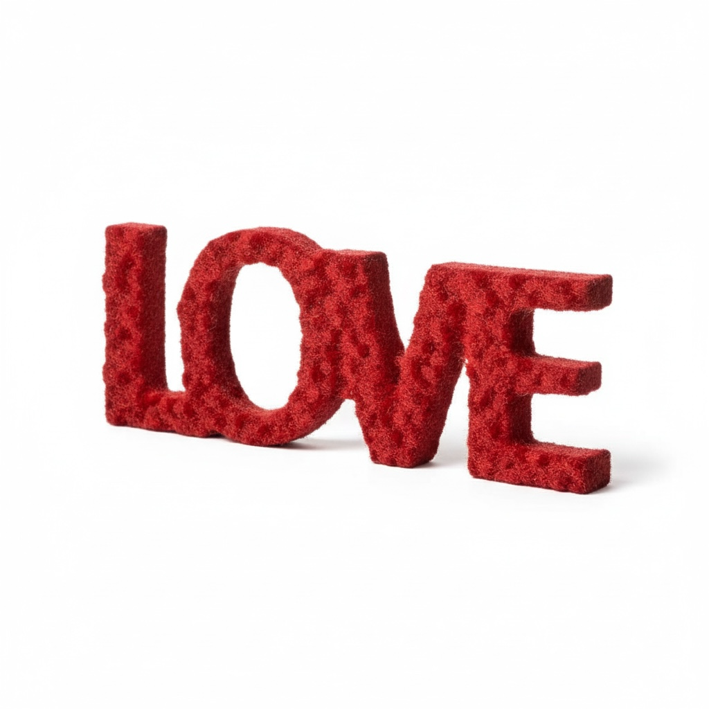 Resin Rosette “LOVE” Sign – 12"