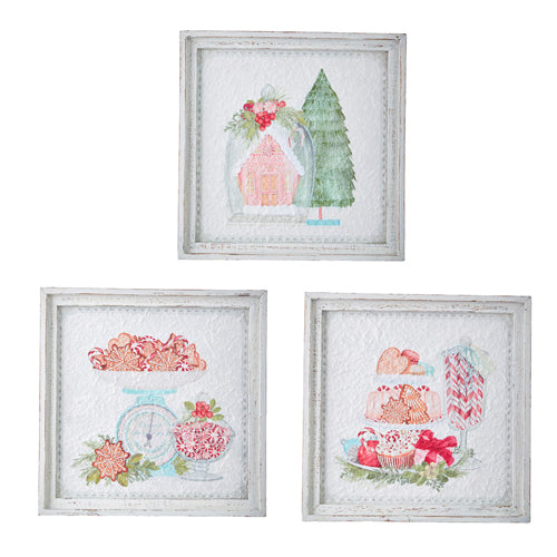 Holiday Treats Wall Art – Set of 3