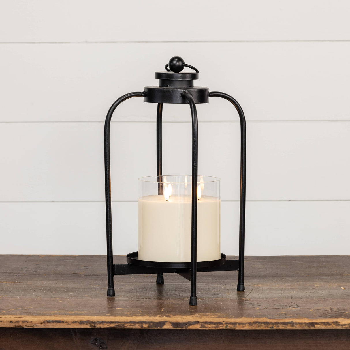 Carmen Lantern – 16.75″ Metal Candle Holder