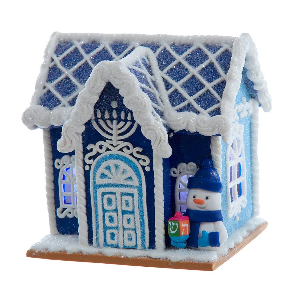 Claydough Hanukkah LED House Tabletop
