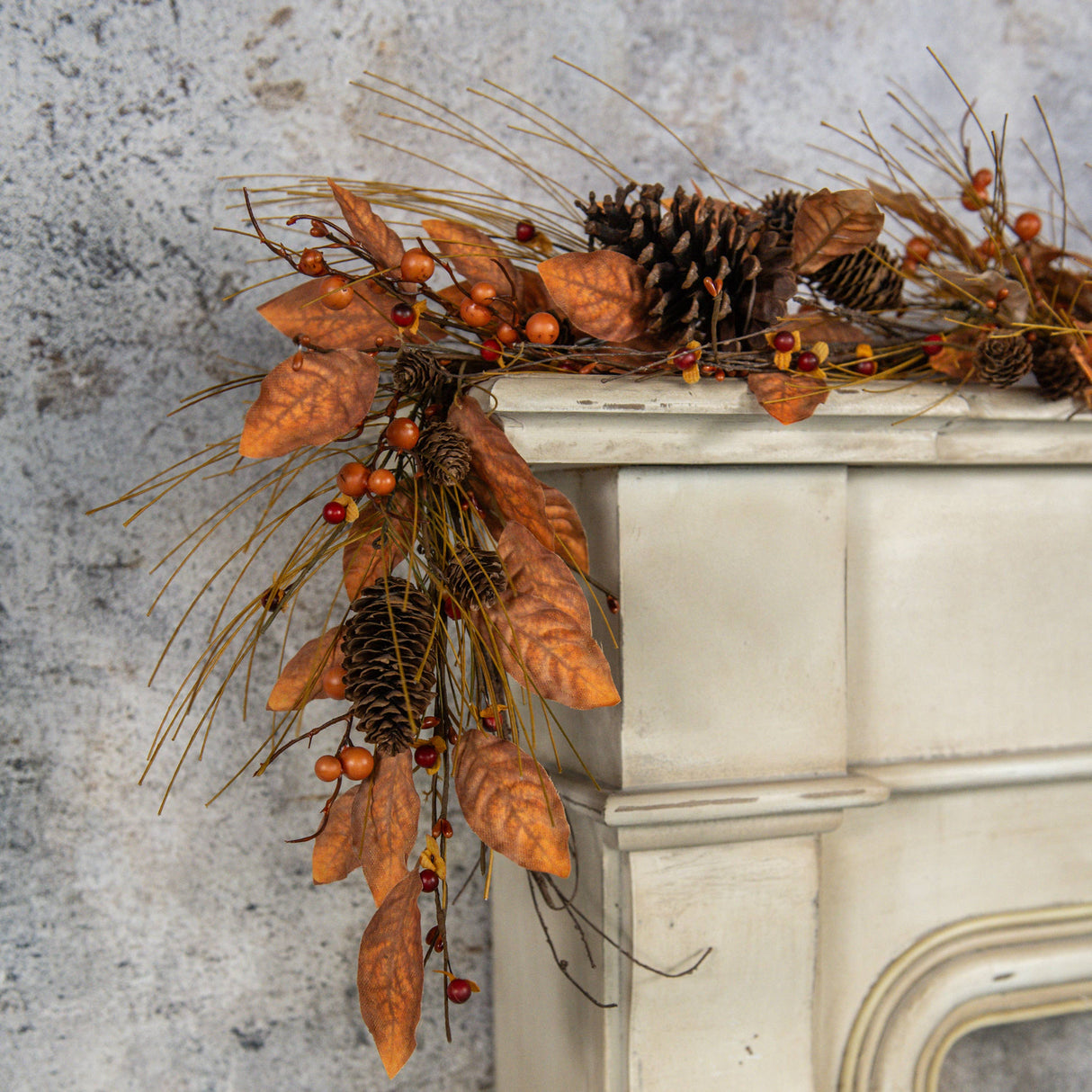 6′ Orange Pine Garland – Ragon House