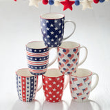 Stars & Stripes 14oz Patriotic Porcelain Mug – Choose Your Design