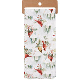 Winter Cardinals Watercolor Kitchen Towel – 18" x 28"