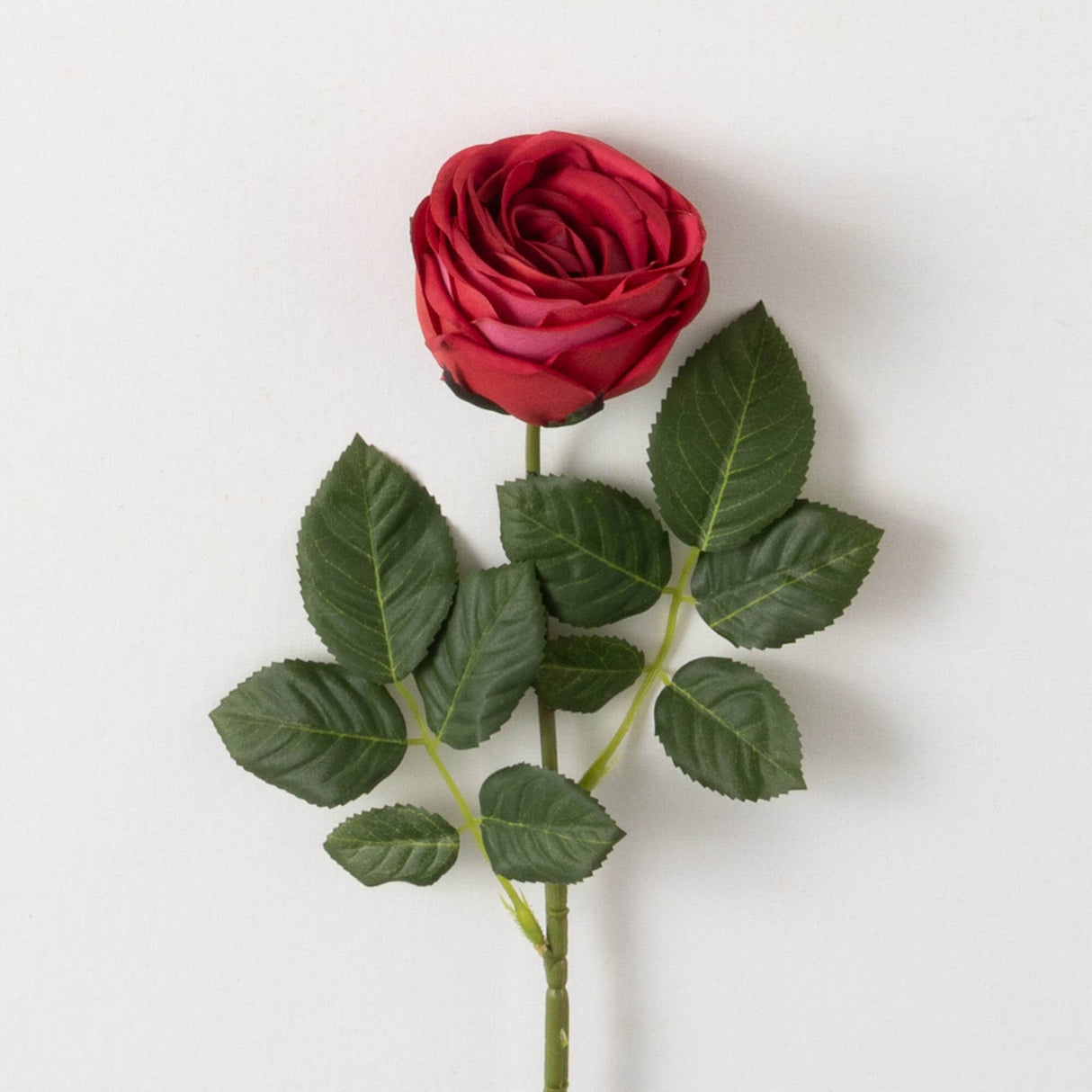 FreshCut® Burgundy Red Rose Spray – Real Touch Faux Floral Stem (23.5″)