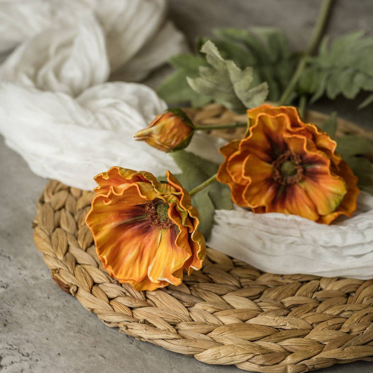 Moody Fall Poppy Stems – Ragon House Autumn Floral Collection