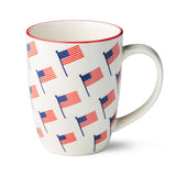 Stars & Stripes 14oz Patriotic Porcelain Mug – Choose Your Design