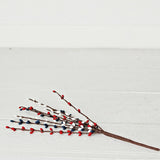12" Patriotic Pip Berry Picks (Flag Colors)