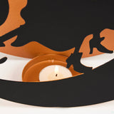 Moonlit Witch Wall Candle Holder – 11.8" Hanging Tealight Accent