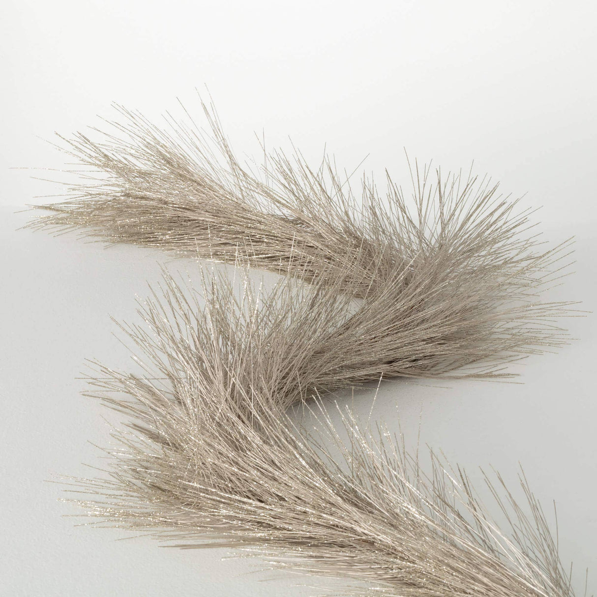 Metallic Pine Garland – 6′ Faux Garland in Gold or Champagne