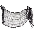 Black gauze cloth draped in a loose, textured shape, ideal for spooky Halloween decorating.