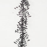 4ft Sparkle Glitter Black Eucalyptus Garland