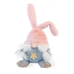 Roly Poly Penny – Bunny-Eared Easter Gnome  Plush Spring Shelf Sitter