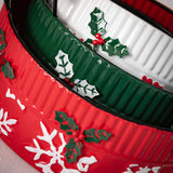 Embossed Holiday Container Set – Set of 3