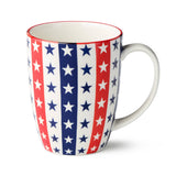 Stars & Stripes 14oz Patriotic Porcelain Mug – Choose Your Design